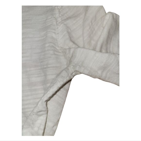 Minnie Rose Boho White Bell Sleeve V-neckline Shirt L - Picture 14 of 15